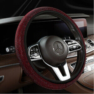 Steering Wheel Cover In Red